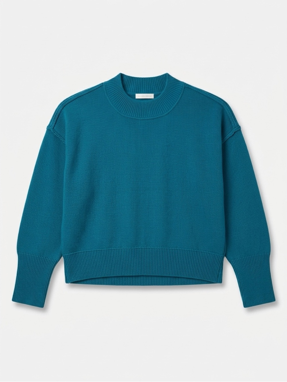 Zenana Women’s Teal Crewneck Pullover Sweater - Size L/XL